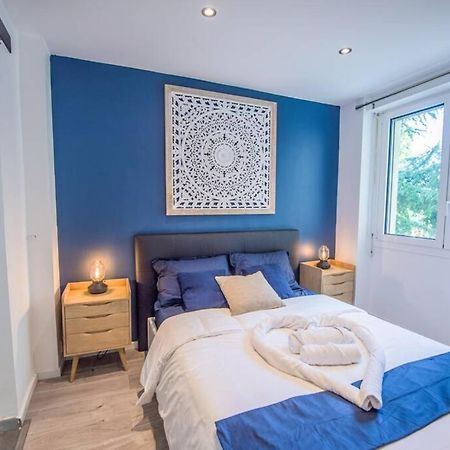 4 Couchages Climatise Direct Plage Wifi Parking Antibes Bagian luar foto