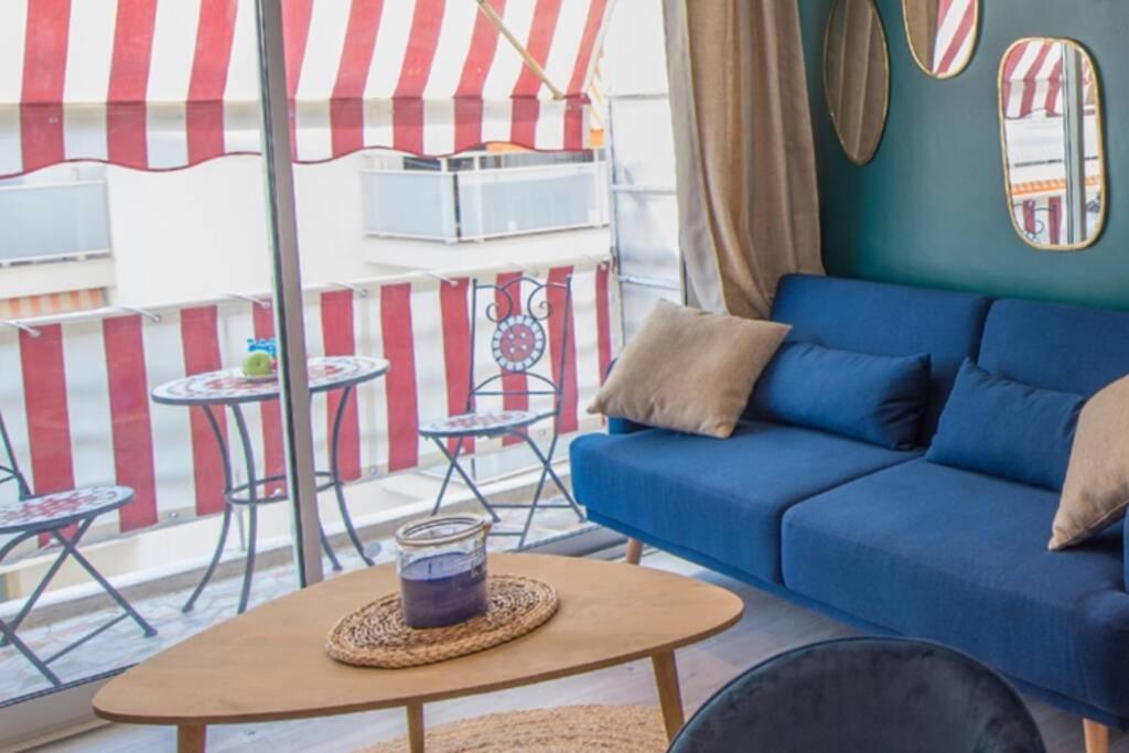4 Couchages Climatise Direct Plage Wifi Parking Antibes Bagian luar foto